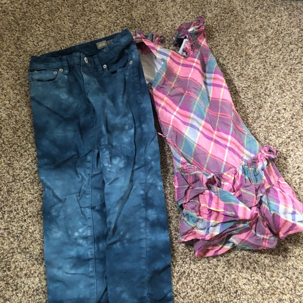 Ralph Lauren dress and jeans